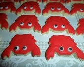 Ohh so cute Crab Cookies 3 Dozen