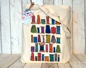Sewing Thread Spools Illustration Eco Cotton Tote Bag