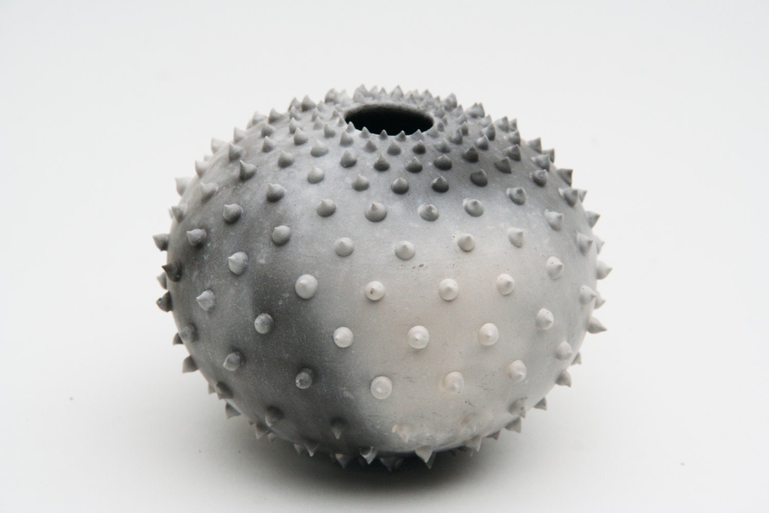 Spiked Ceramic Pot - Sawdust Fired