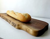 Rustic Baguette board, black cherry rustic cutting serving charcuterie board, perfect for entertaining