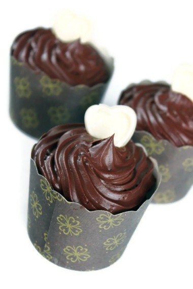 A Box of 16 Gluten Free Double Choc Cupcakes with Sour Cream Chocolate Icing