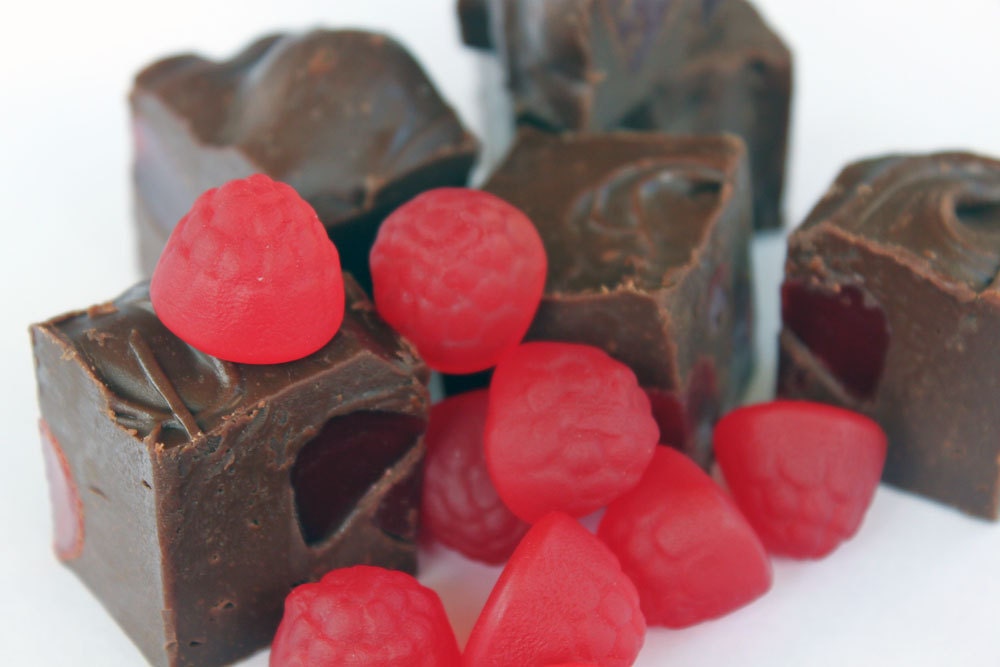 Dark Chocolate & Raspberry Fudge