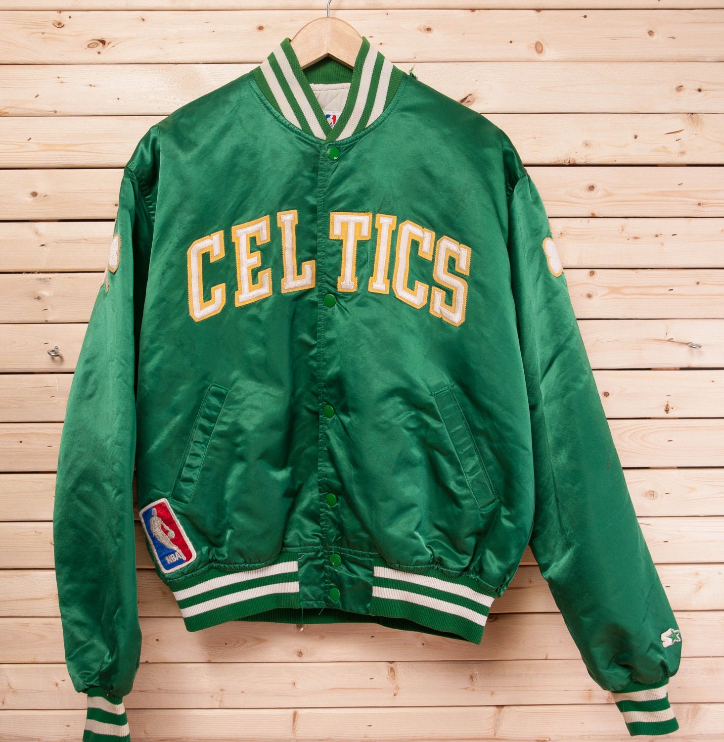 Boston Celtics Starter Brand Basketball Jacket L