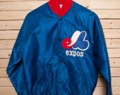 Montreal Expos Starter Brand Baseball Jacket M