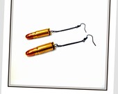 Vintage Russian 7.62 Bullet Ammo Earrings