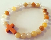 Yellow Cross Bracelet