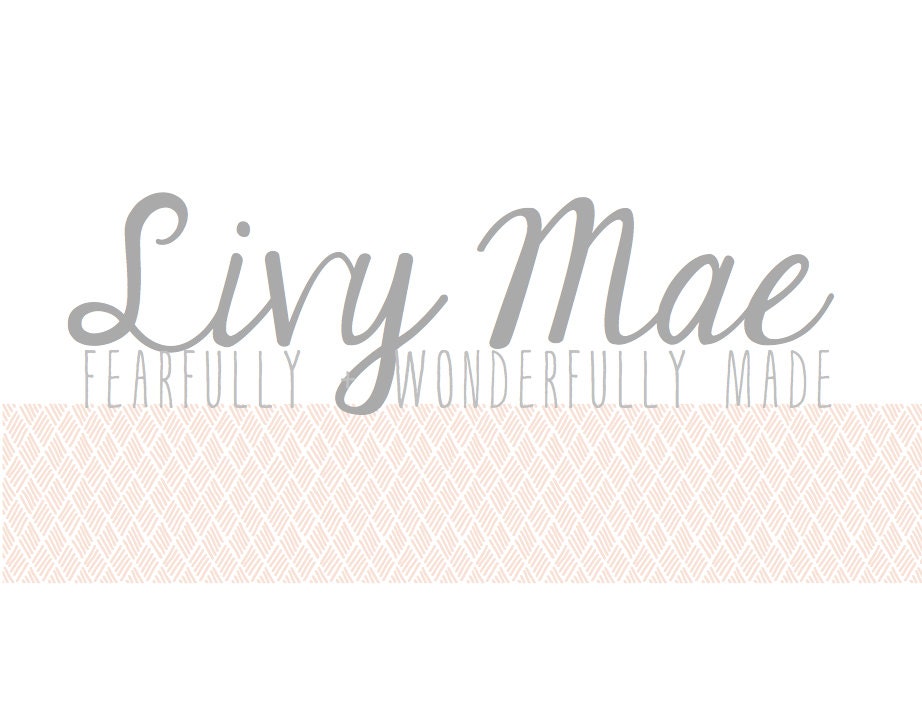 ANY COLORS Custom Name Print for Child's Nursery - Fearfully & Wonderfully Made - Child's Room Christian Wall Art
