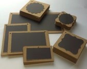 12 Chalkboard Vintage Tags or labels