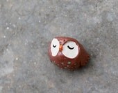flying owl,  Refrigerator Magnet Fridge magnet Kitchen Decor Clay Collectable