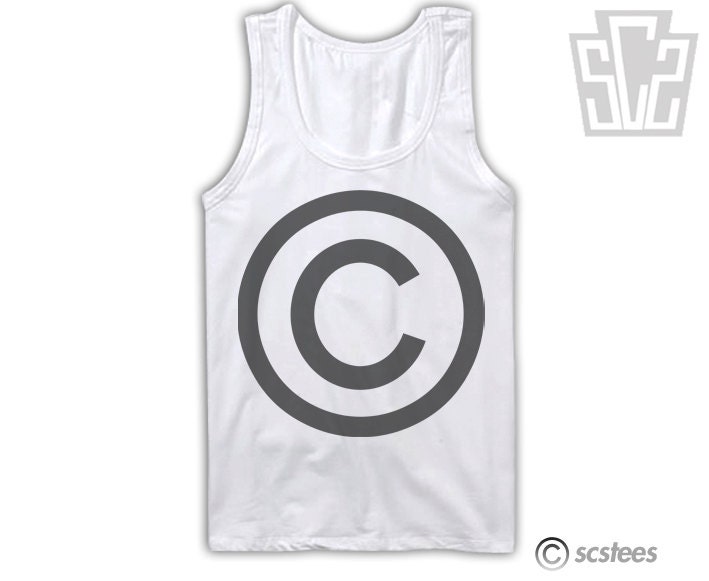 Copyright Symbol Tank Top x Singlet - 039