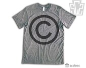 Copyright Symbol Vintage Fit Triblend Shirt - 039