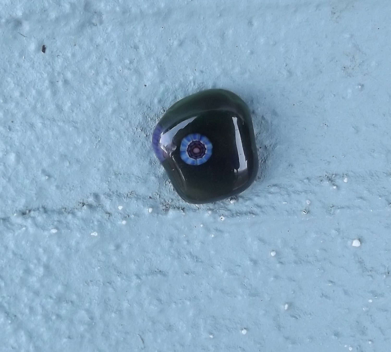 fused glass magnet