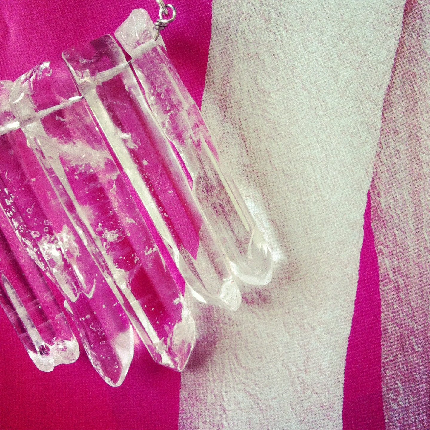 Crystal Quartz pendant necklace