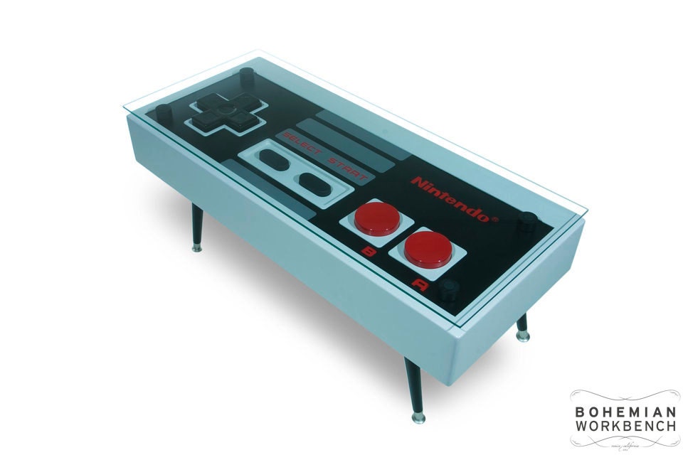 Nintendo Controller Coffee Table - FUNCTIONAL