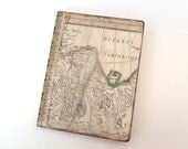 Travel Journal, Large Travel Notebook, World Map Journal, Travel Themed Wedding Planner or Wedding Decor, Wanderlust Journal