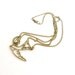 Peter Pan Collar Necklace, Swallow Necklace, Bird Necklace Antique Bronze Metal Chain Rockabilly Retro Vintage Style