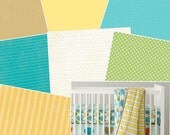 Land of Nod Elephants In The Room Color Scheme - Sample Personalized Wood Letter Design Pallet