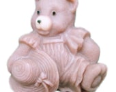 H0017 Soap Mold Nicole DIY Silicone Rubber Soap Mold Rose handmade Bear Soap Mould