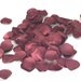 Satin rose petals, wine colored - for wedding, anniversary, or romantic date night - one hundred (100) petals