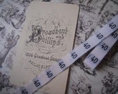 Black French Numbered Dressmaker's Trim No. 40