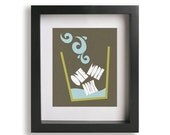 Grace Is Gone / Dave Matthews Band - Music Lyric Art Print - home decor, kitchen decor, bar decor, wall decor, wall art, unique, gift idea