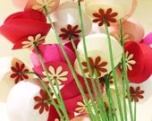 Long Stem Paper Flower Roses