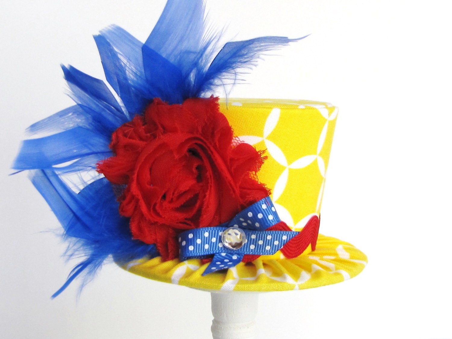 Mini Top Hat Headband, Alice in Wonderland themed Tea Party, Birthday, Costume, Photo Prop, Gift from Truly Sweet Circus