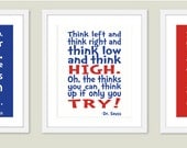8 x 10 inch Dr. Seuss Typography Quote Print (digital file)
