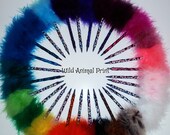 Cute Girly Feather Fuzzy Pens Animal Print Leopard Zebra Tiger Great for Party Favors and Gifts Under 5