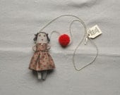 Polka dot puppet necklace from ESZTERDA