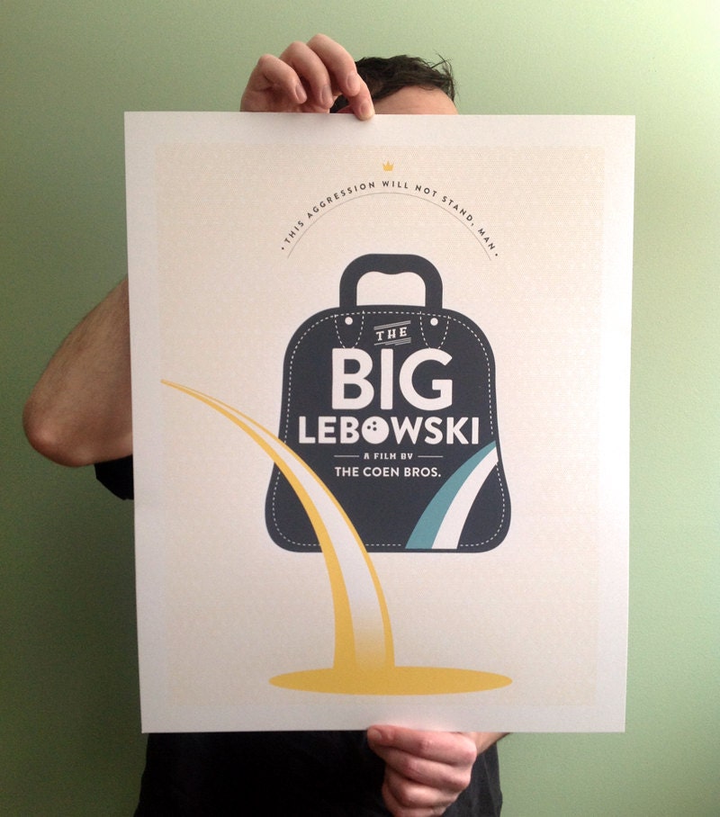 Limited Edition The Big Lebowski Movie Poster
