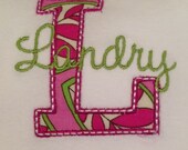 Letter Applique Tshirt