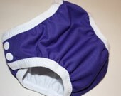 Reusable Swim Diaper Rockin Royal Purple