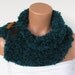 Hand Knitted Infinity Loop  Scarf,Neckwarmer,Green Circle Scarf,Cowl, Winter Accessories, Fall Fashion,Holiday Accossories,Chunky Scarf.