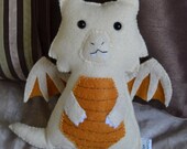 Gold Baby Dragon Felt Wall-hanging Plush