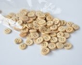 wooden button, natural button,organic,