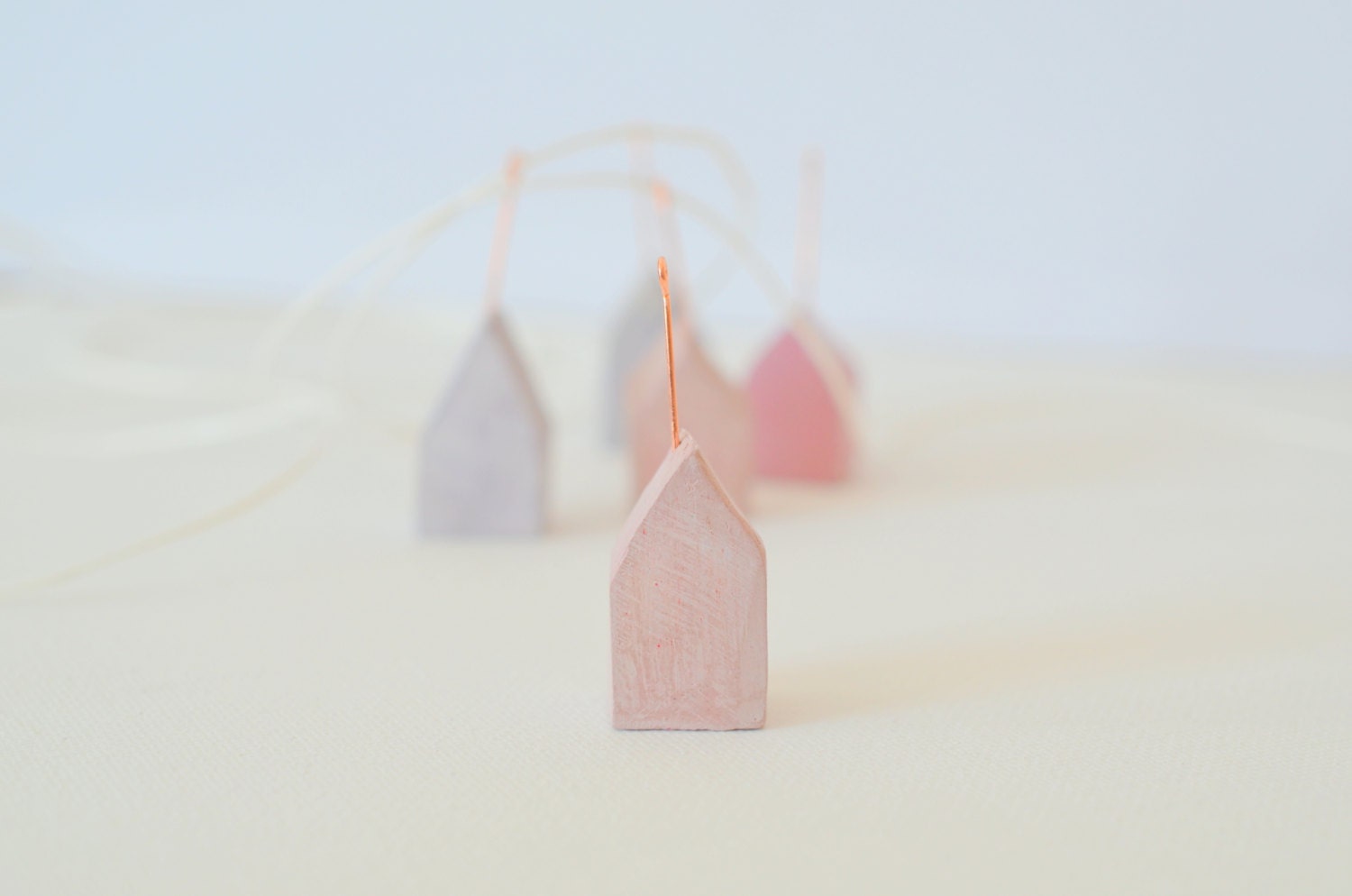 Little House Pastel Color Necklace