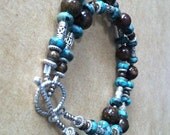 Bronzite & Turquoise Jewelry Set