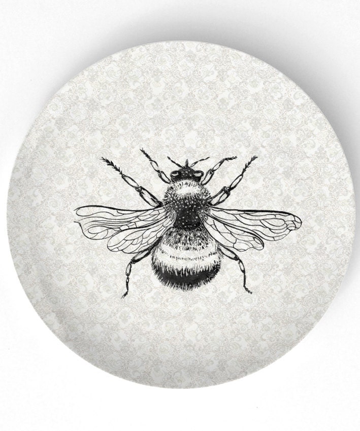 BumbleBee -  10 inch Melamine Plate
