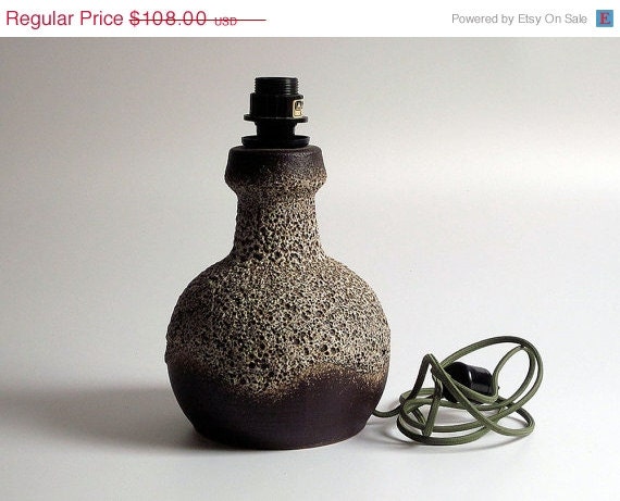 SPRING SALE - Vintage ceramic lamp by Dümler and Breiden (West German Pottery)