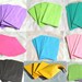 100 5 x 7 inch Colored Paper Bags, Cute Colored Paper Party Bags, Paper Merchandise Bags, Gift Bags, Wedding Bags, Bridal Bags, Craft Bags