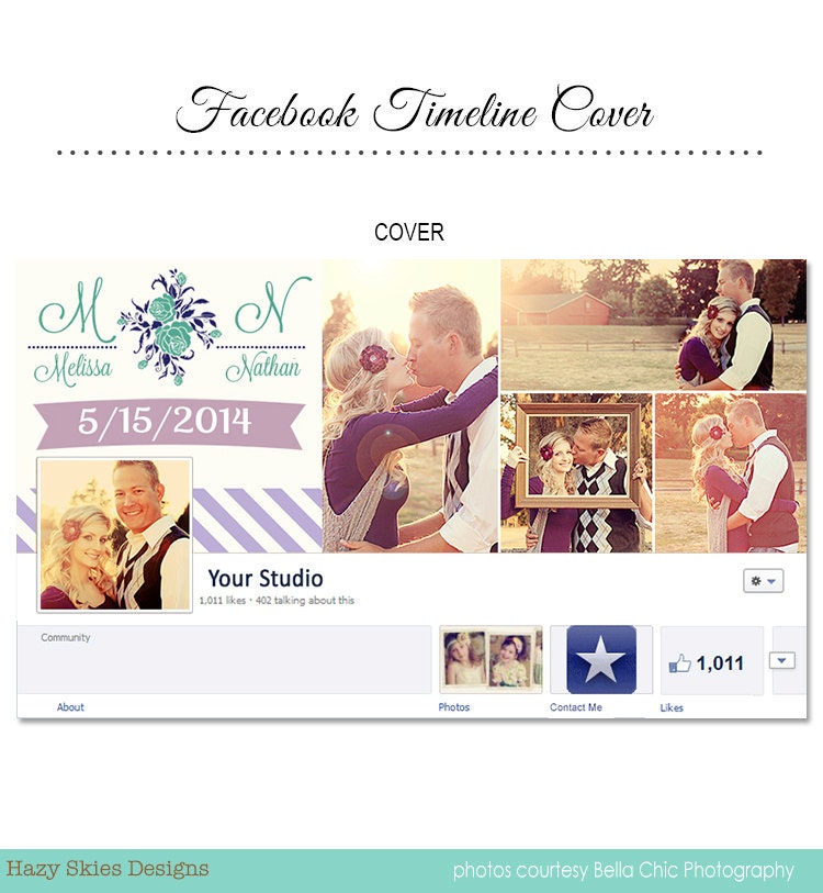 Save the Date Facebook Timeline Covers for Photographers - FB149