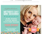 INSTANT DOWNLOAD Photography Marketing Board Template - Mother's Day - AD121