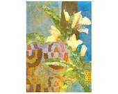 Consider the Lilies small mixed media original