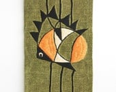 Hele Patjas Finland Hand Made Wall Hanging Tapestry / Textile Fabric Wall Art / Scandinavian Modern