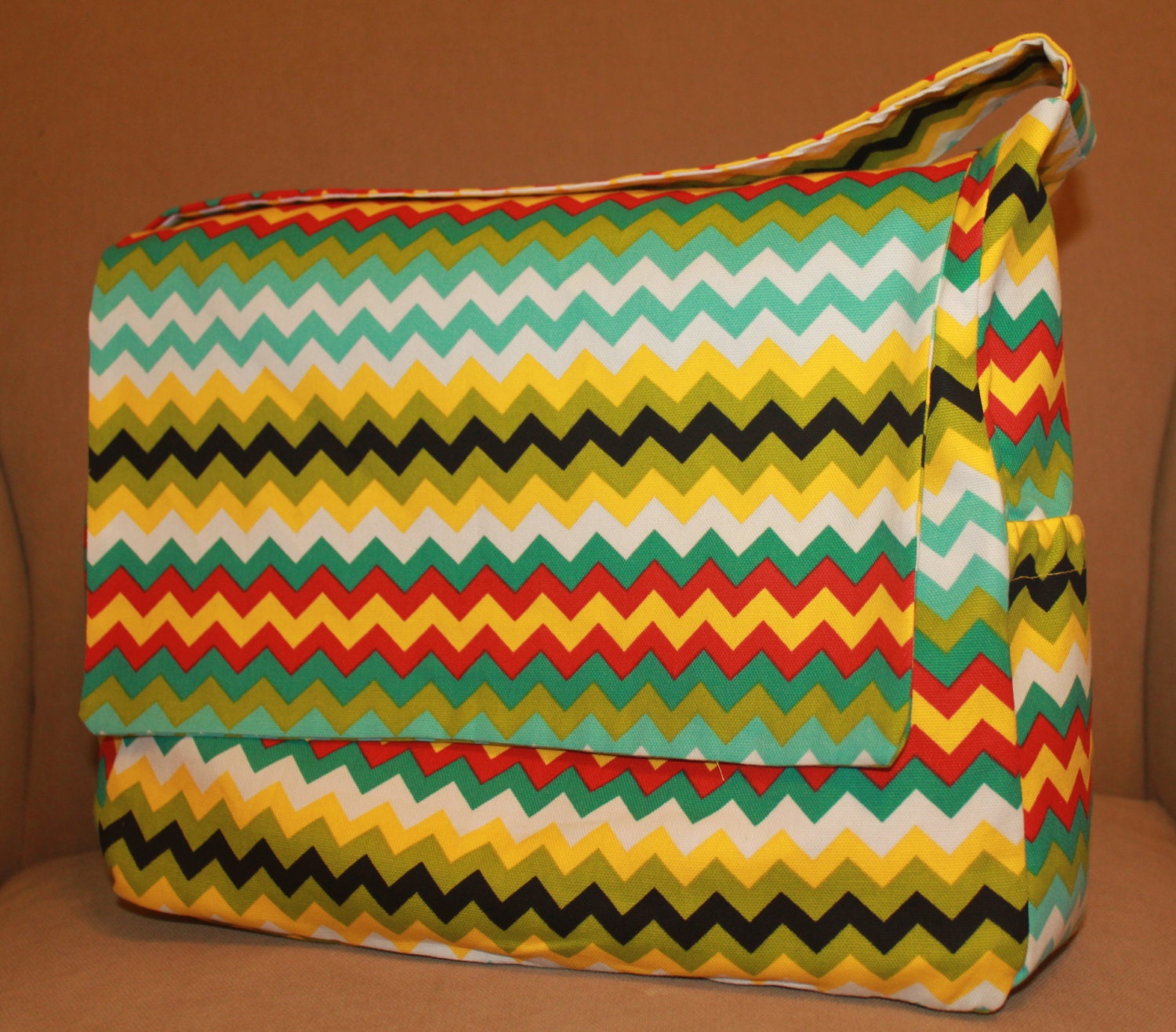 Chevron Diaper Bag