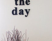 Seize the day, wood letters, home decor