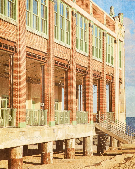 Asbury Park NJ Art - architecture photo - Fine Art Photograph 8x10 Jersey Shore Convention Hall