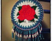 Rose Medallion with fringe