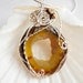 Wire Wrap Druzy Jewelry, Wirewrapped Pendant, Brown Druzy Agate, Wire Wrapped Necklace